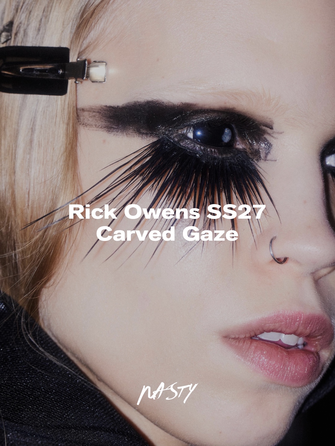 Carved Gaze / @rickowensonline SS27 Beauty: @daniel_s_makeup Ph: @malorieshmyr Visual Editor: @elena.murratzu