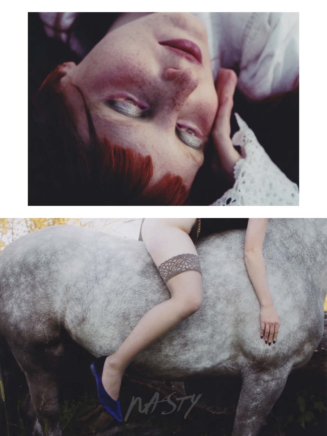 "Lady Godiva" is out now on @nastymagazine⁣ ⁣ Photographer: @benedetta.pionati⁣ Stylist: @malachitae⁣ Make Up Artist: @s